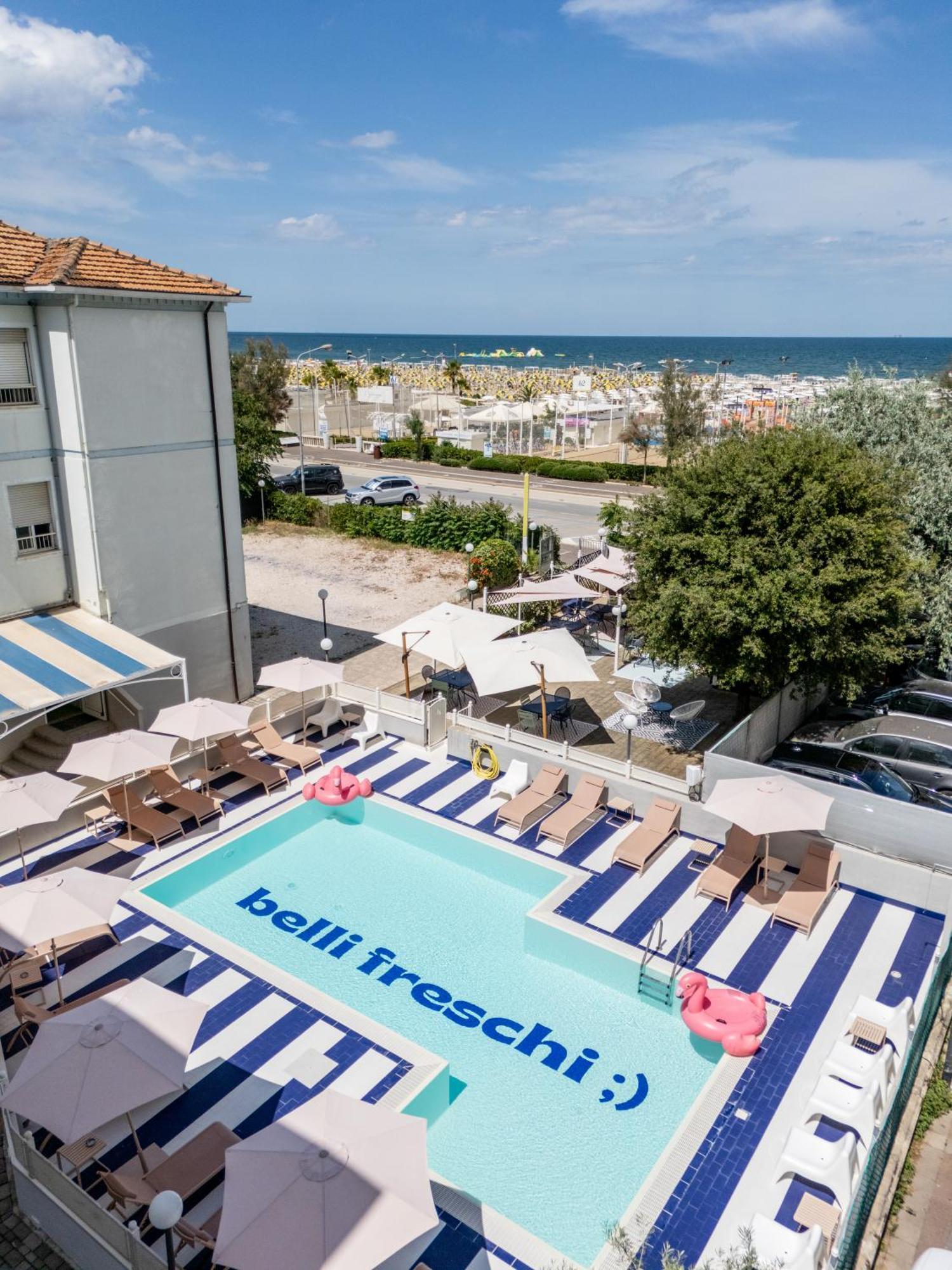 Hotel Belvedere Mare Rimini Eksteriør billede