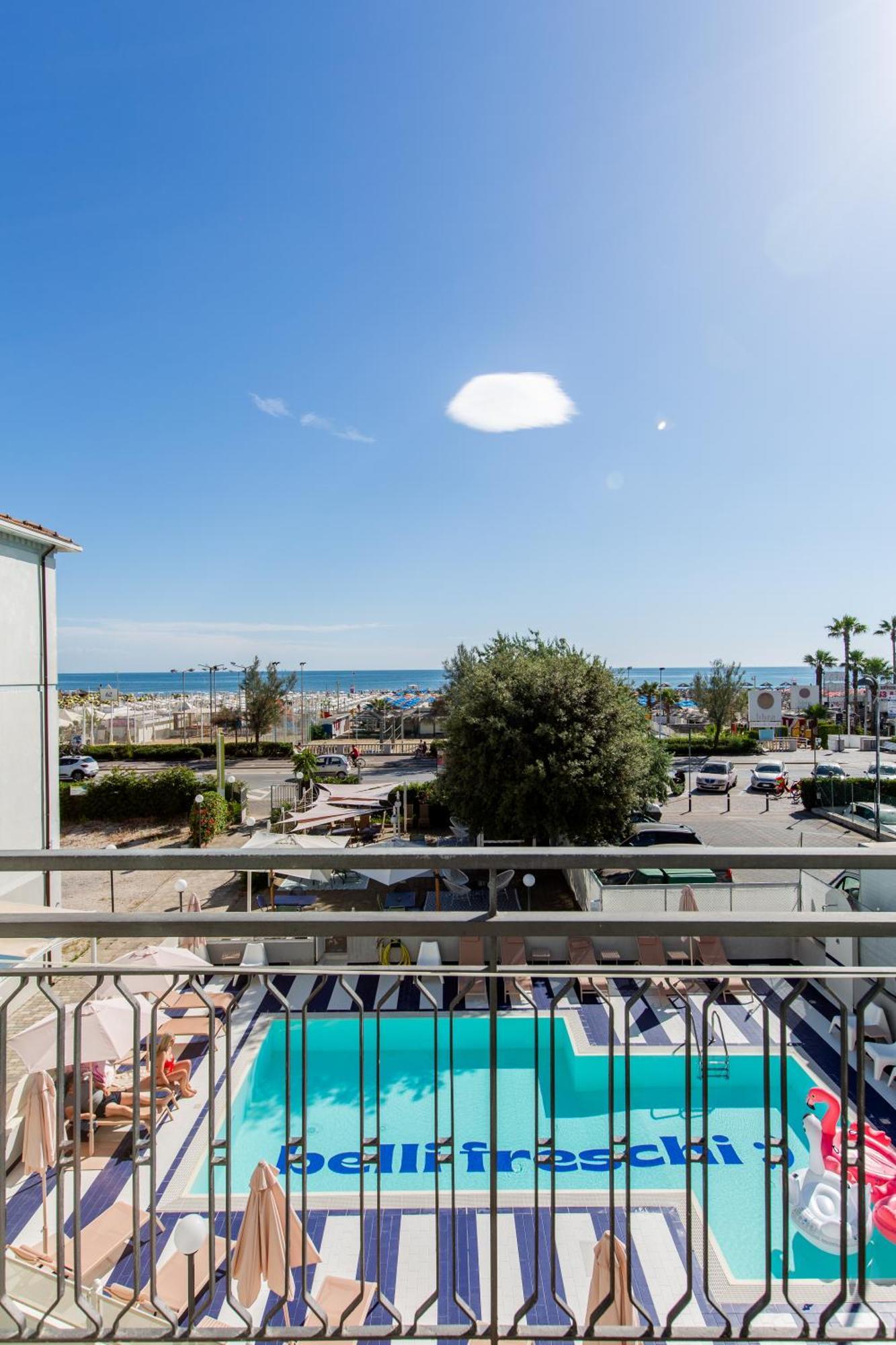 Hotel Belvedere Mare Rimini Eksteriør billede